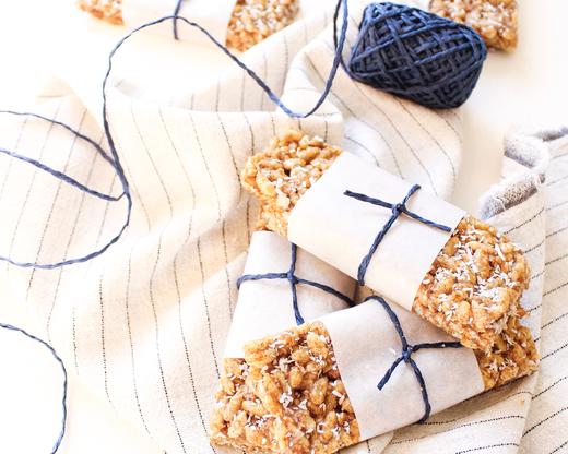 Carob Crackle Bars