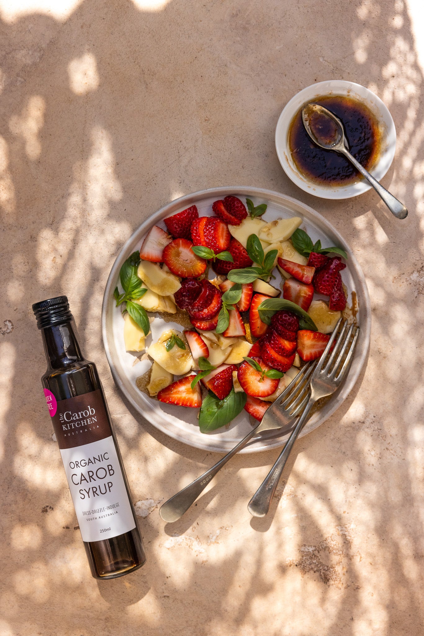 Carob and Balsamic Dressing.